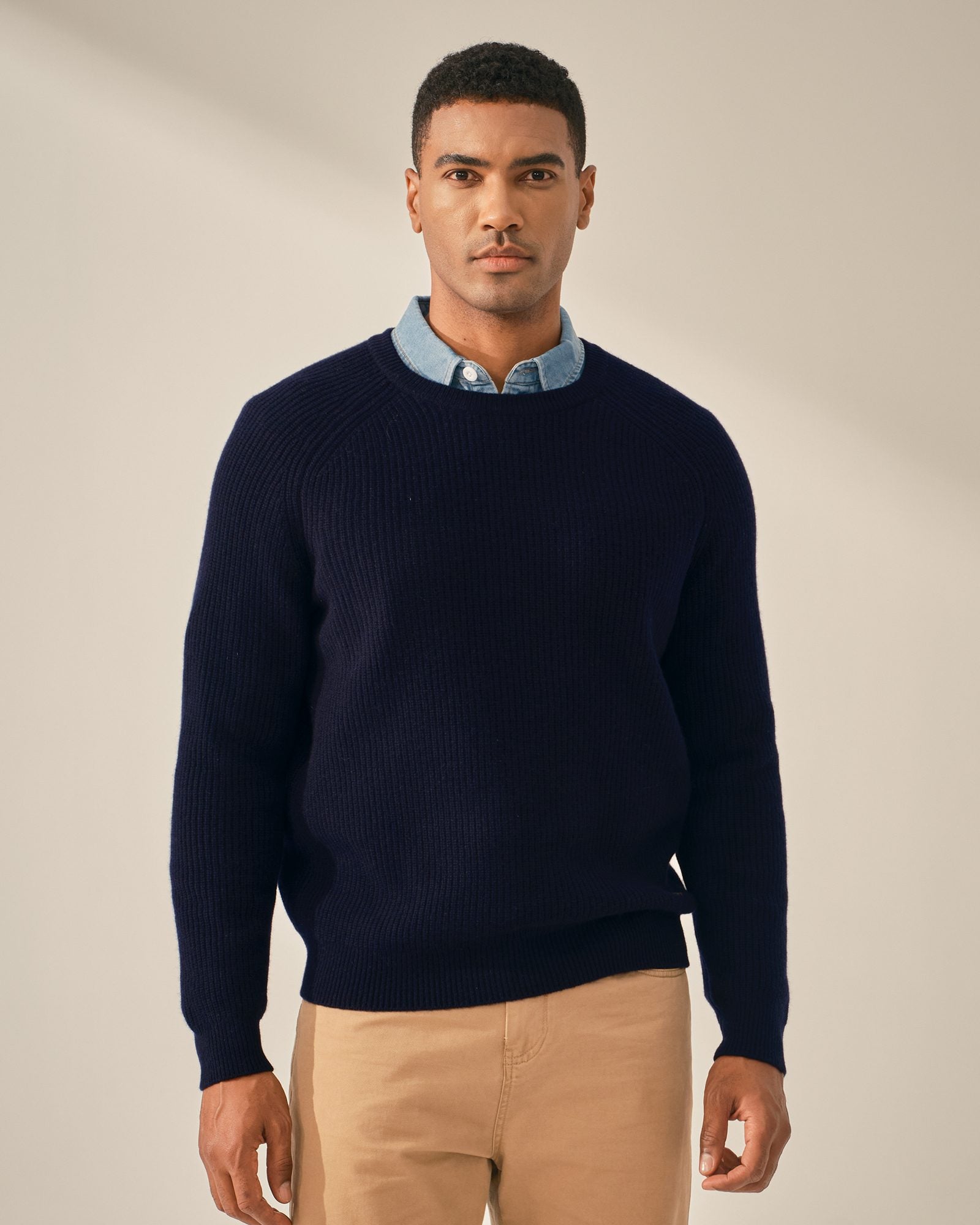 Classic Men's 100% Cashmere Pullover