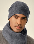 Essential 100% Cashmere Beanie for Men