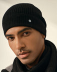 Essential 100% Cashmere Beanie for Men