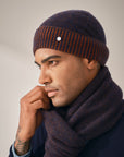 Classic Cashmere Beanie and Scarf Set for Men