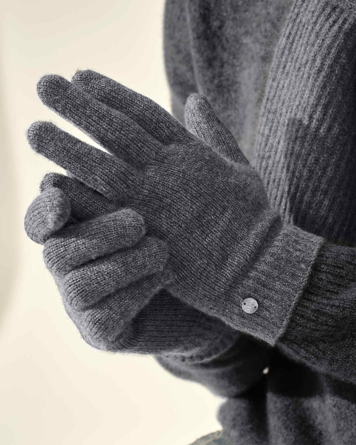 Warm Pure Cashmere Gloves for Men