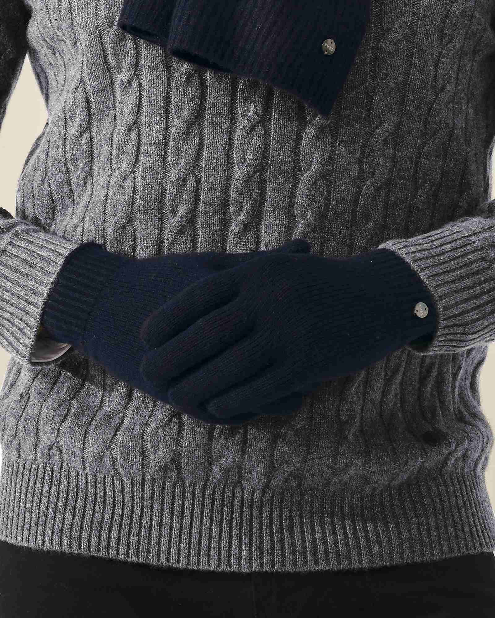 Warm Pure Cashmere Gloves for Men