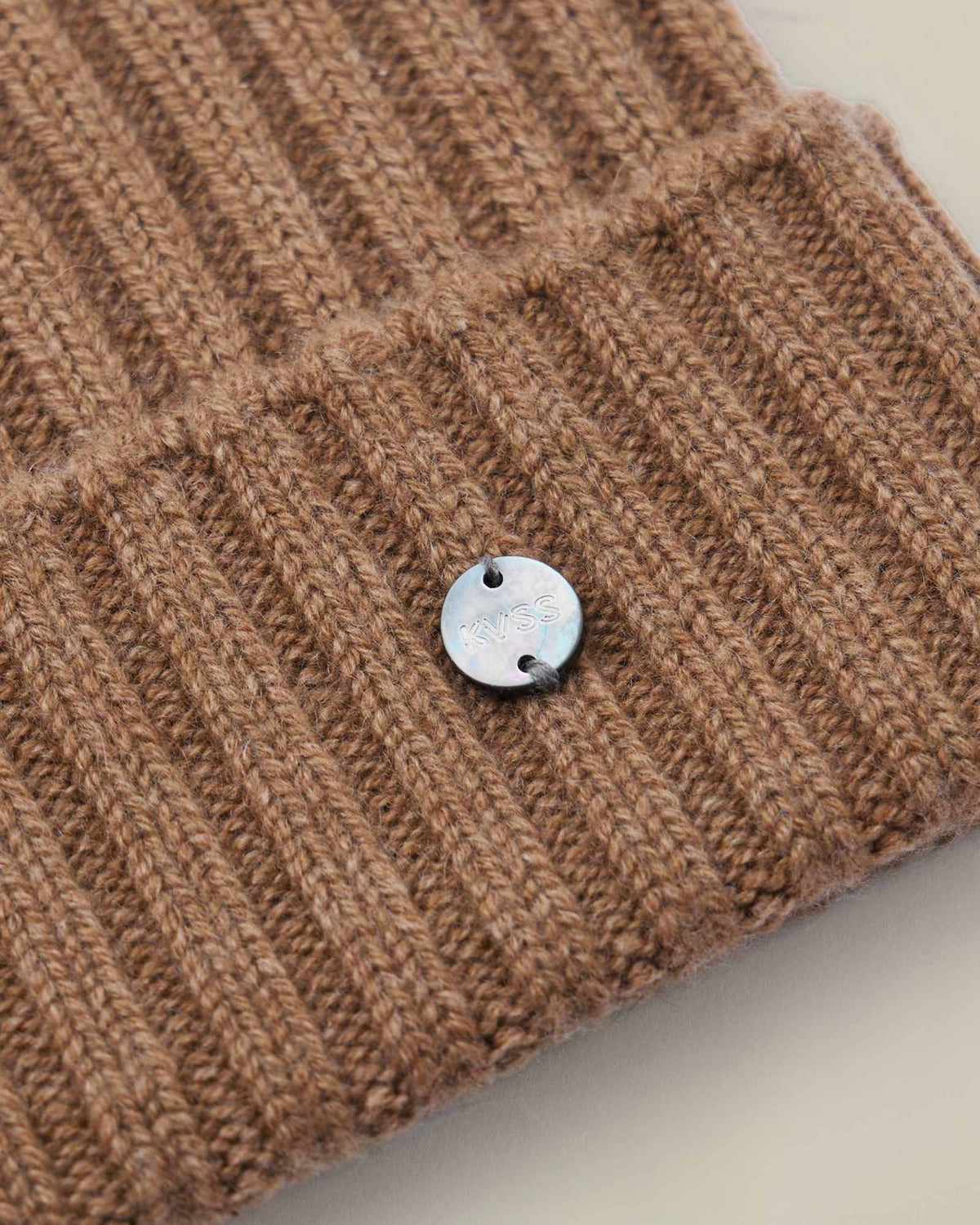 Men's Ribbed 100% Cashmere Beanie