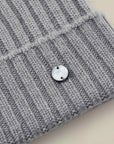 Men's Ribbed 100% Cashmere Beanie