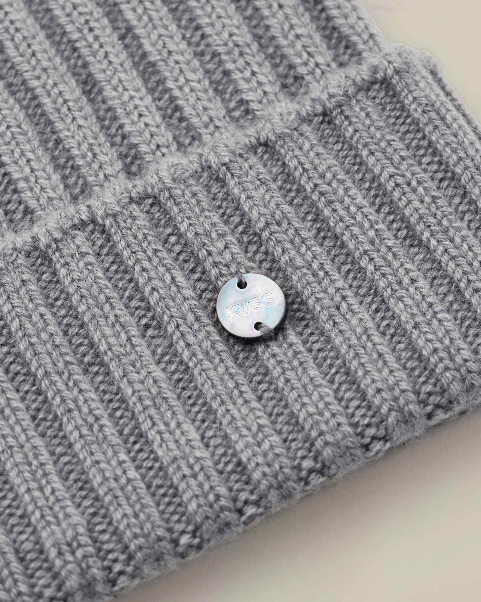 Men's Ribbed 100% Cashmere Beanie