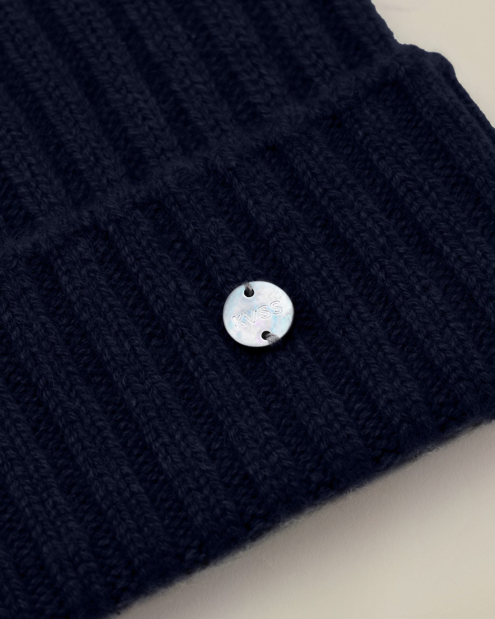 Men's Ribbed 100% Cashmere Beanie