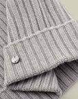 Men's Ribbed 100% Cashmere Beanie