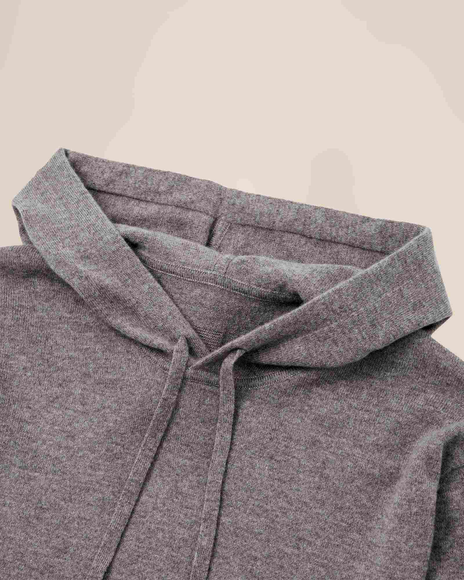 Men's 100% Pure Cashmere Pullover Hoodie
