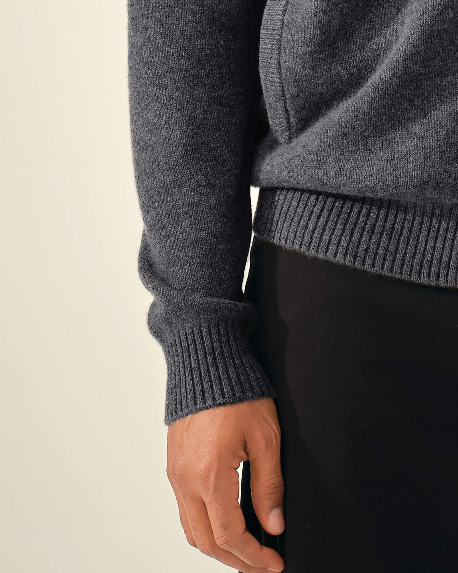 Men’s 100% Cashmere Full Zip Sweater