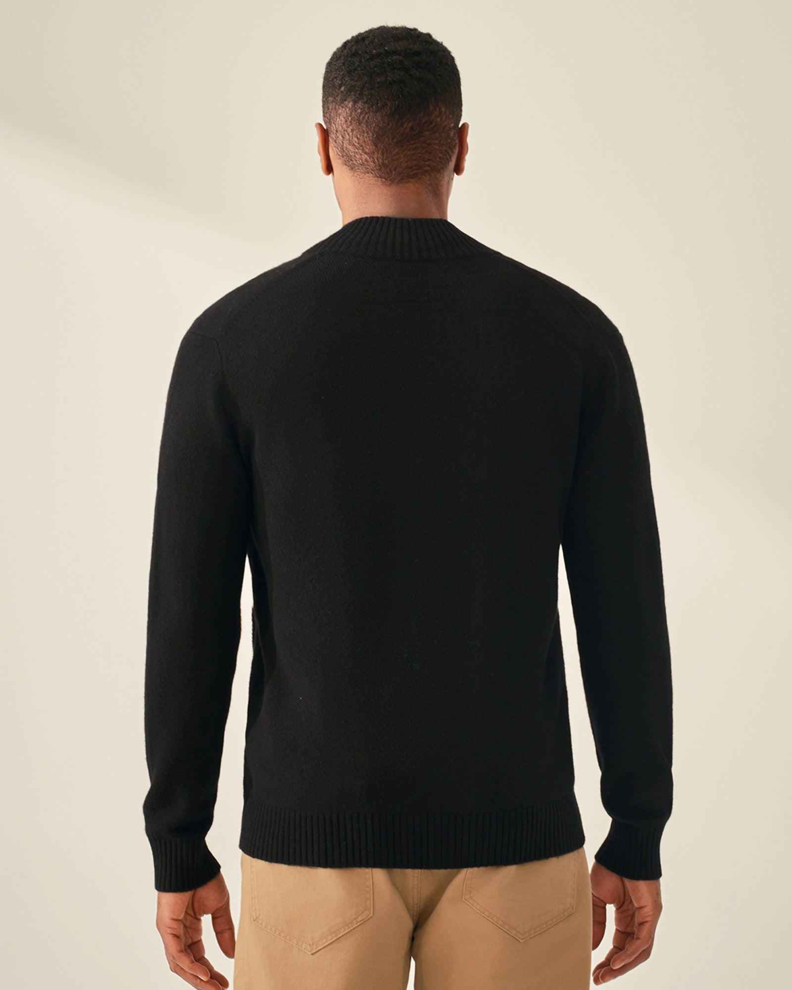 Men’s 100% Cashmere Full Zip Sweater