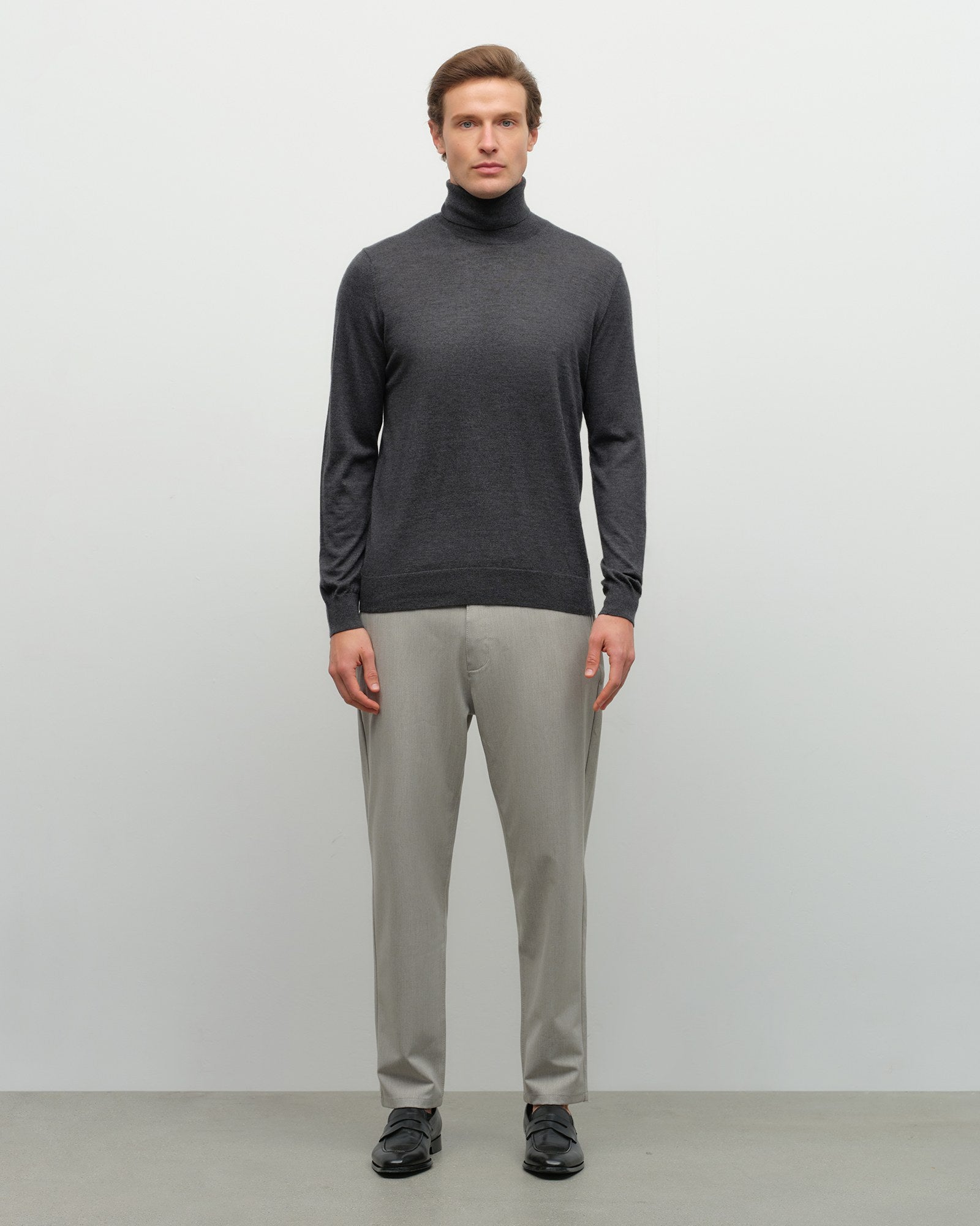 Premium 100% Cashmere Turtleneck Sweater