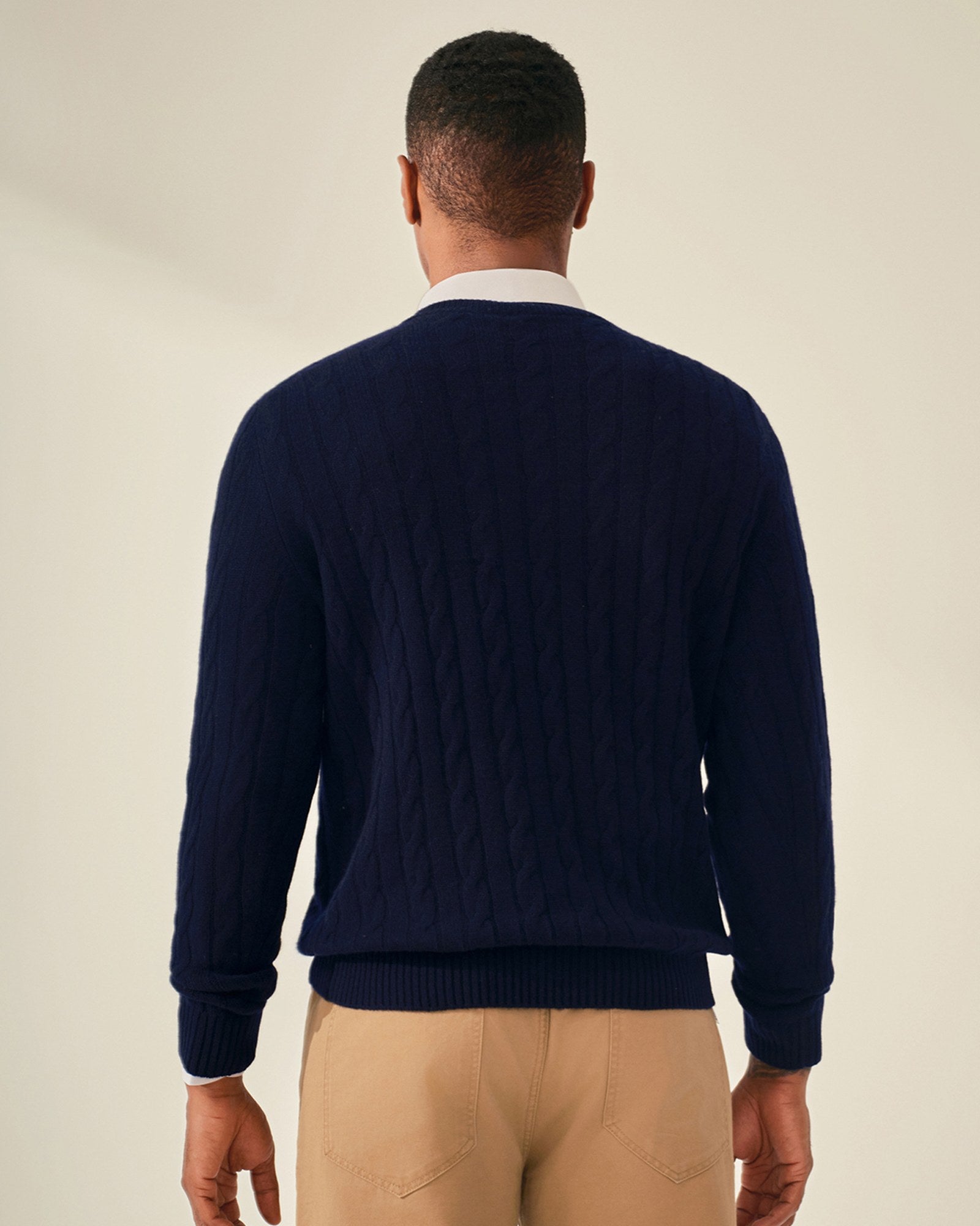 Classic Cable Knit 100% Cashmere Sweater