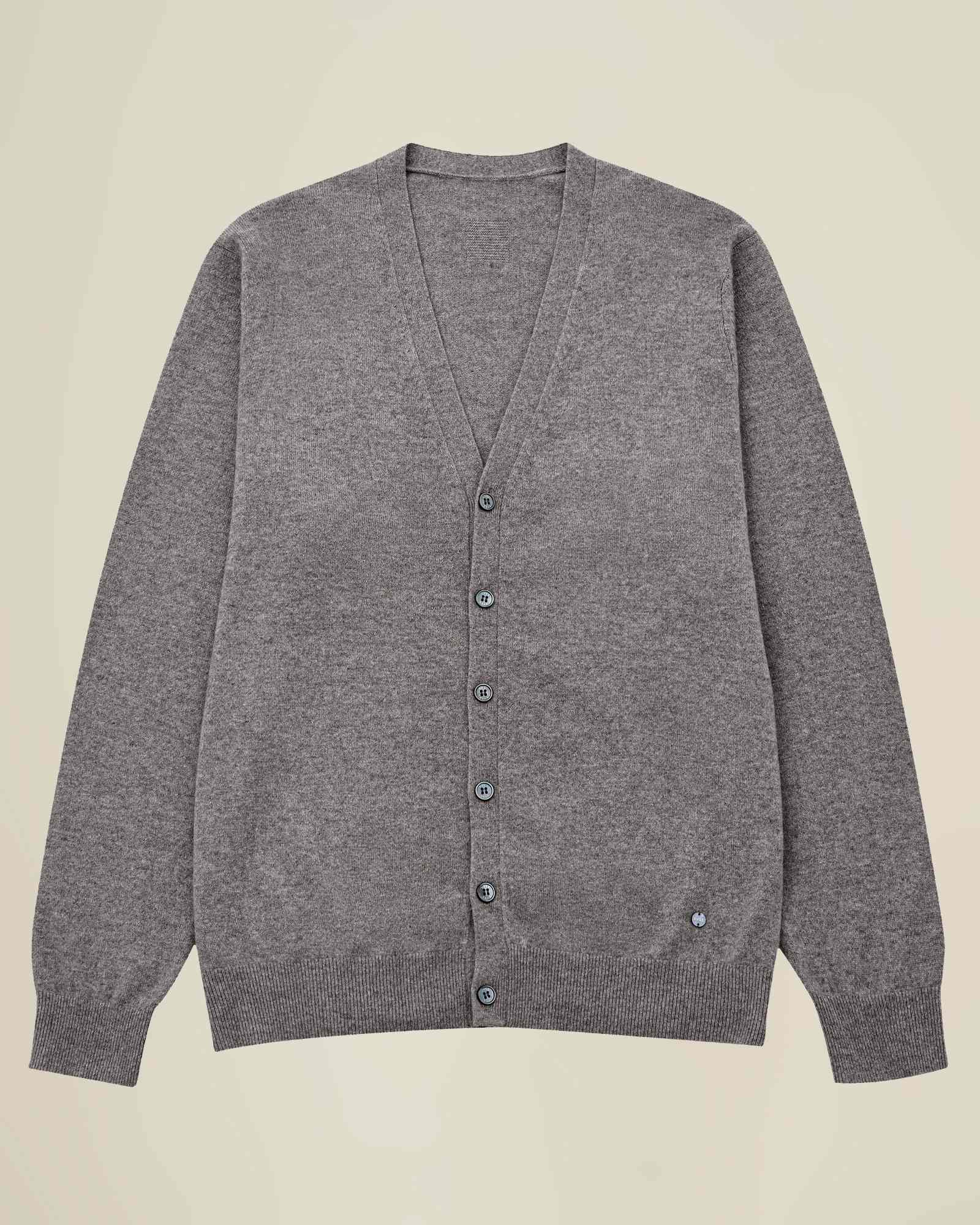 Men's Timeless V-Neck 100% Cashmere Cardigan