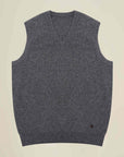 Men's 100% Cashmere V-Neck Waistcoat