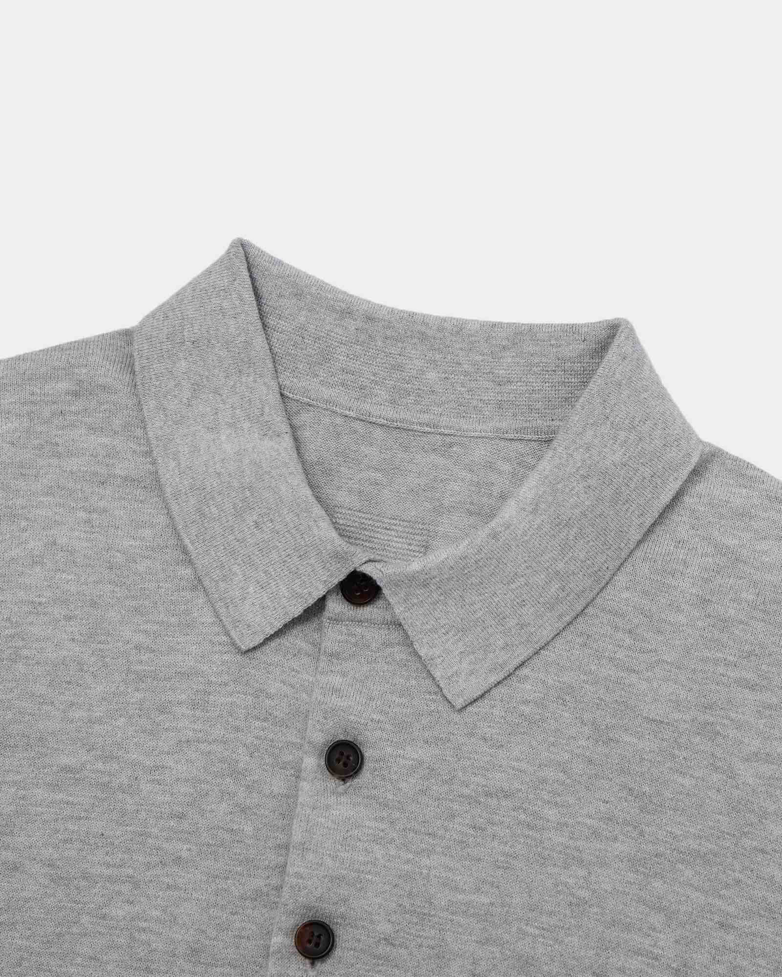 Breathable Pima Cotton Cashmere Polo Shirt