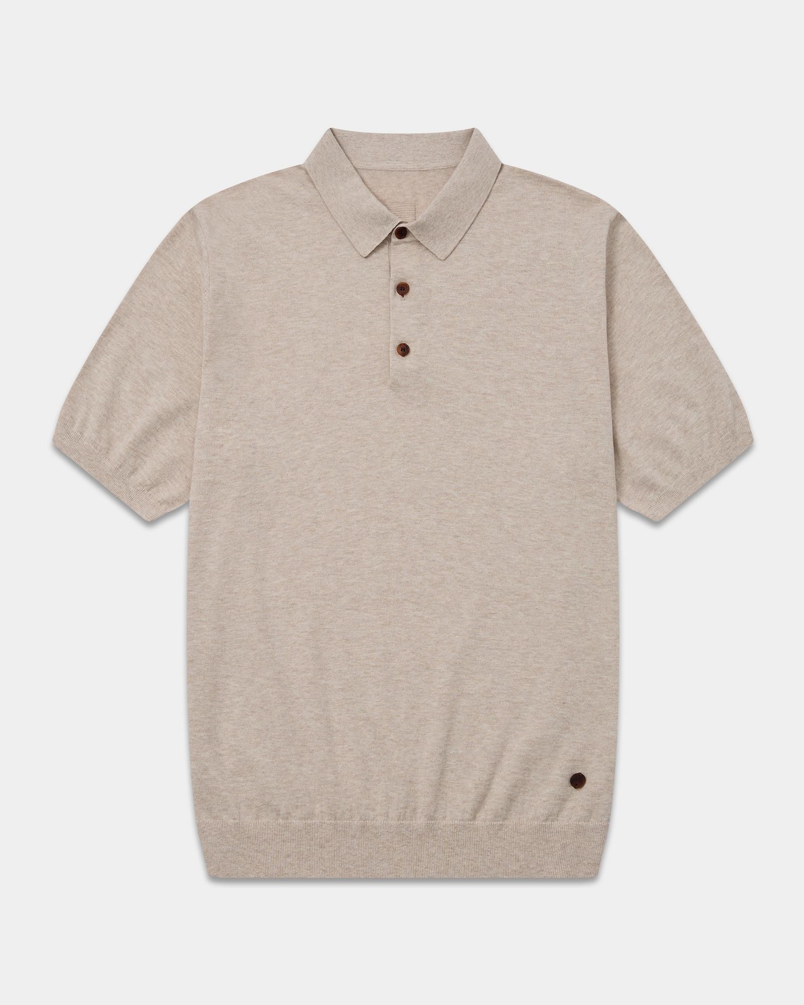 Breathable Pima Cotton Cashmere Polo Shirt