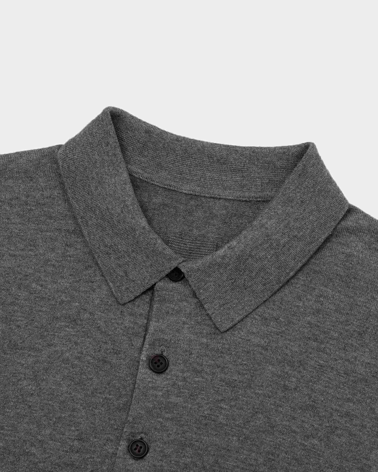 Breathable Pima Cotton Cashmere Polo Shirt