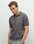 Breathable Pima Cotton Cashmere Polo Shirt