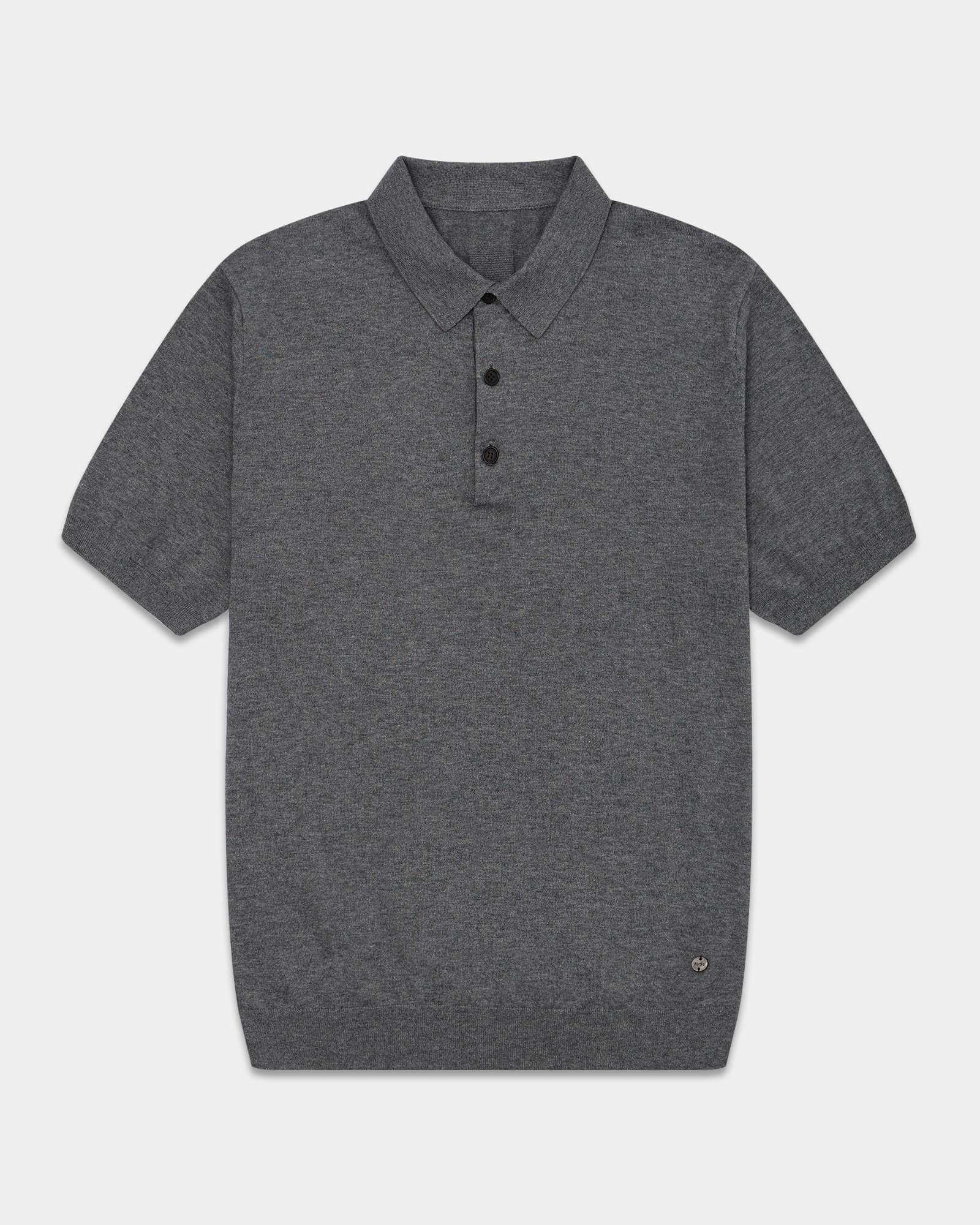 Breathable Pima Cotton Cashmere Polo Shirt