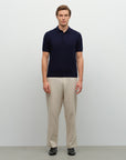 Breathable Pima Cotton Cashmere Polo Shirt