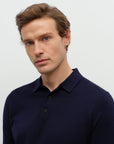 Breathable Pima Cotton Cashmere Polo Shirt