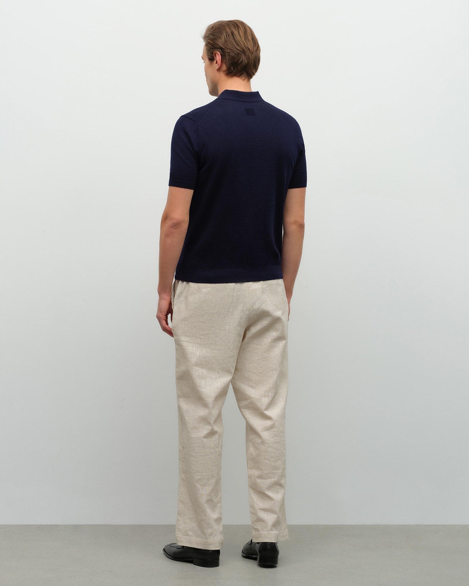 Breathable Pima Cotton Cashmere Polo Shirt
