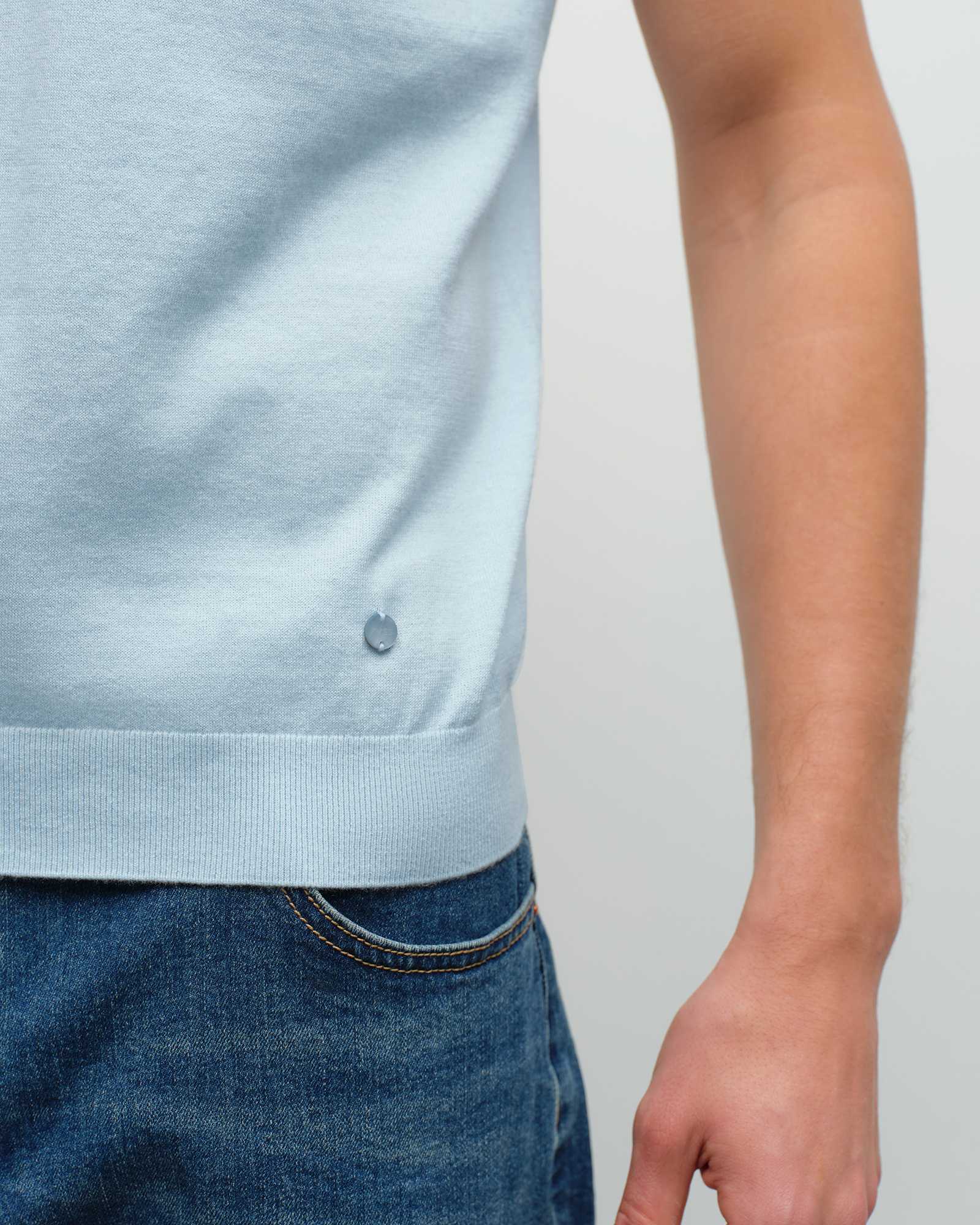 Breathable Pima Cotton Cashmere Polo Shirt