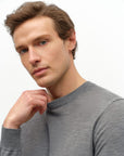 Lightweight 100% Cashmere Crewneck Sweater