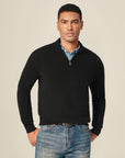 Men's half zip sweater