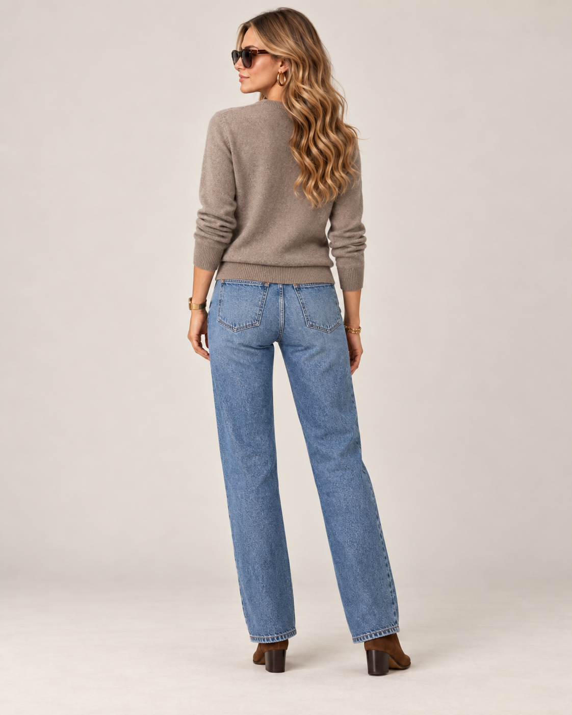 Classic 100% Cashmere Crewneck Sweater
