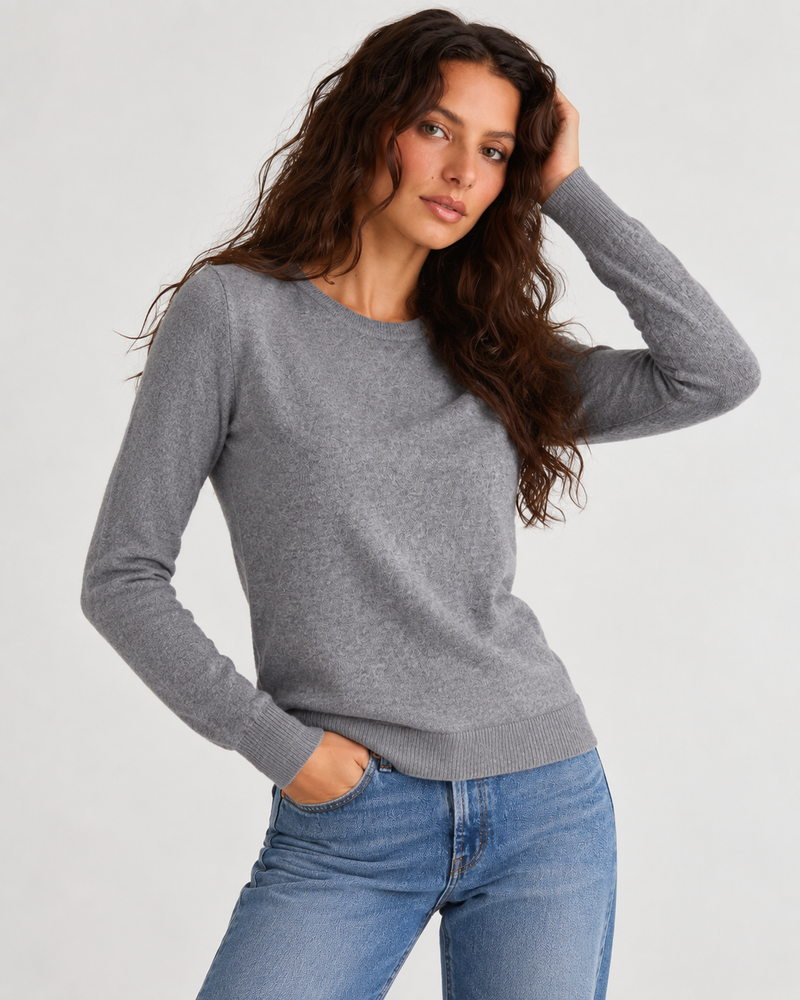 Ultra Soft 100% Cashmere Crewneck Sweater