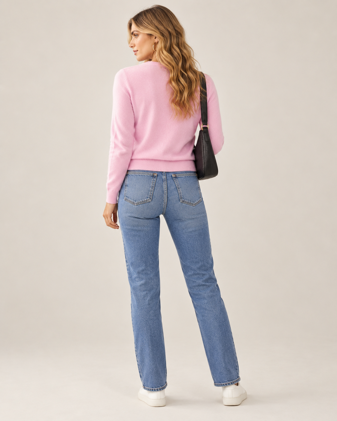 Classic 100% Cashmere Crewneck Sweater