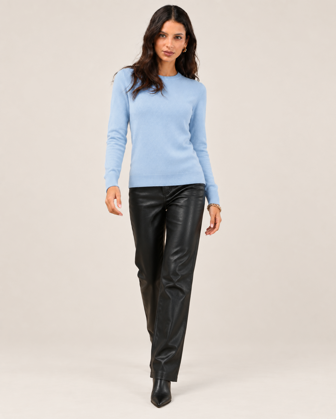 Ultra Soft 100% Cashmere Crewneck Sweater
