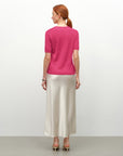 Breathable Cashmere Silk Summer T-Shirt
