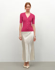 Lightweight Cashmere Silk Short Sleeve Cardigan