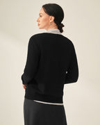 black sweater cashmere