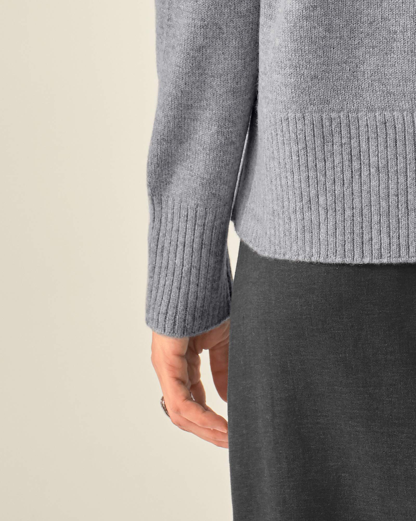 Women's 100% Cashmere Mock Neck Sweater