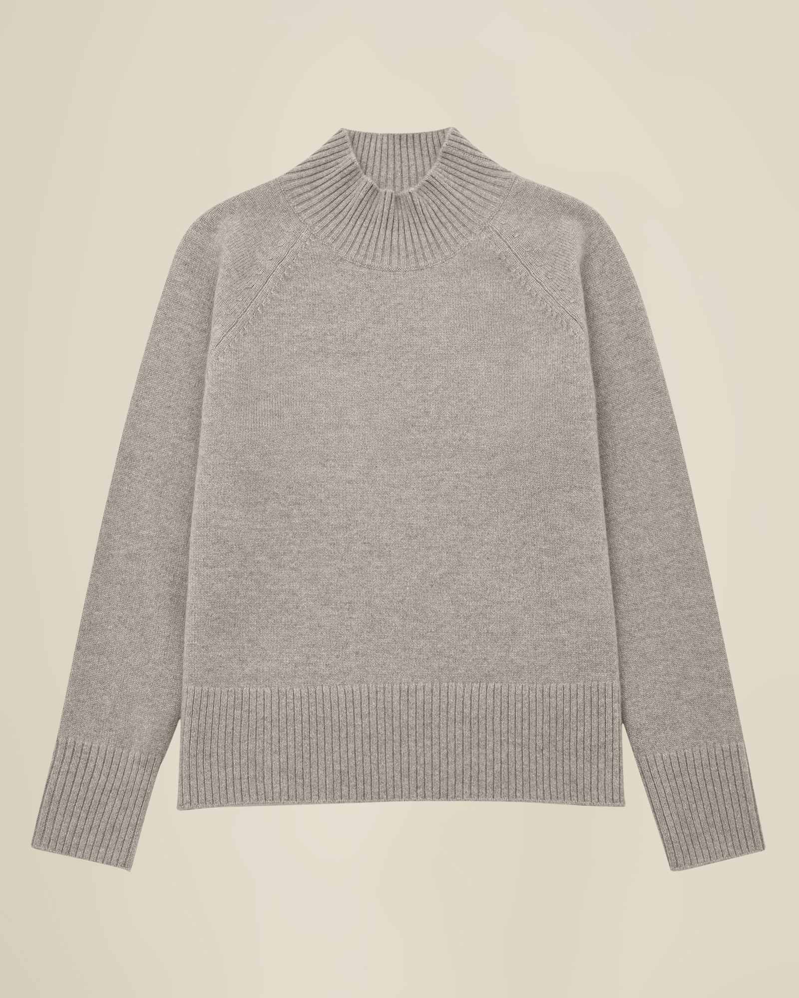 Women's 100% Cashmere Mock Neck Sweater