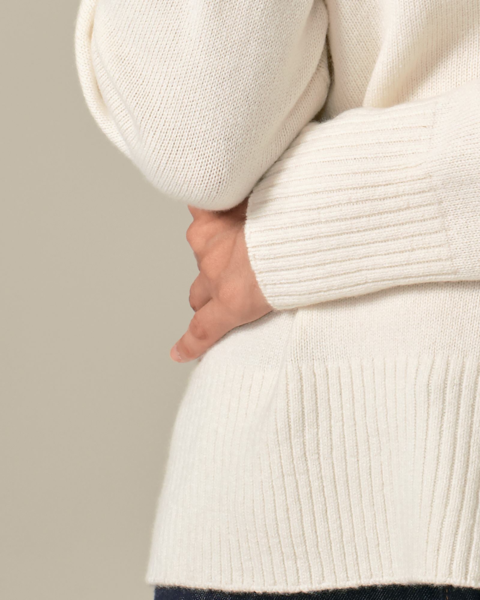 Women's 100% Cashmere Mock Neck Sweater