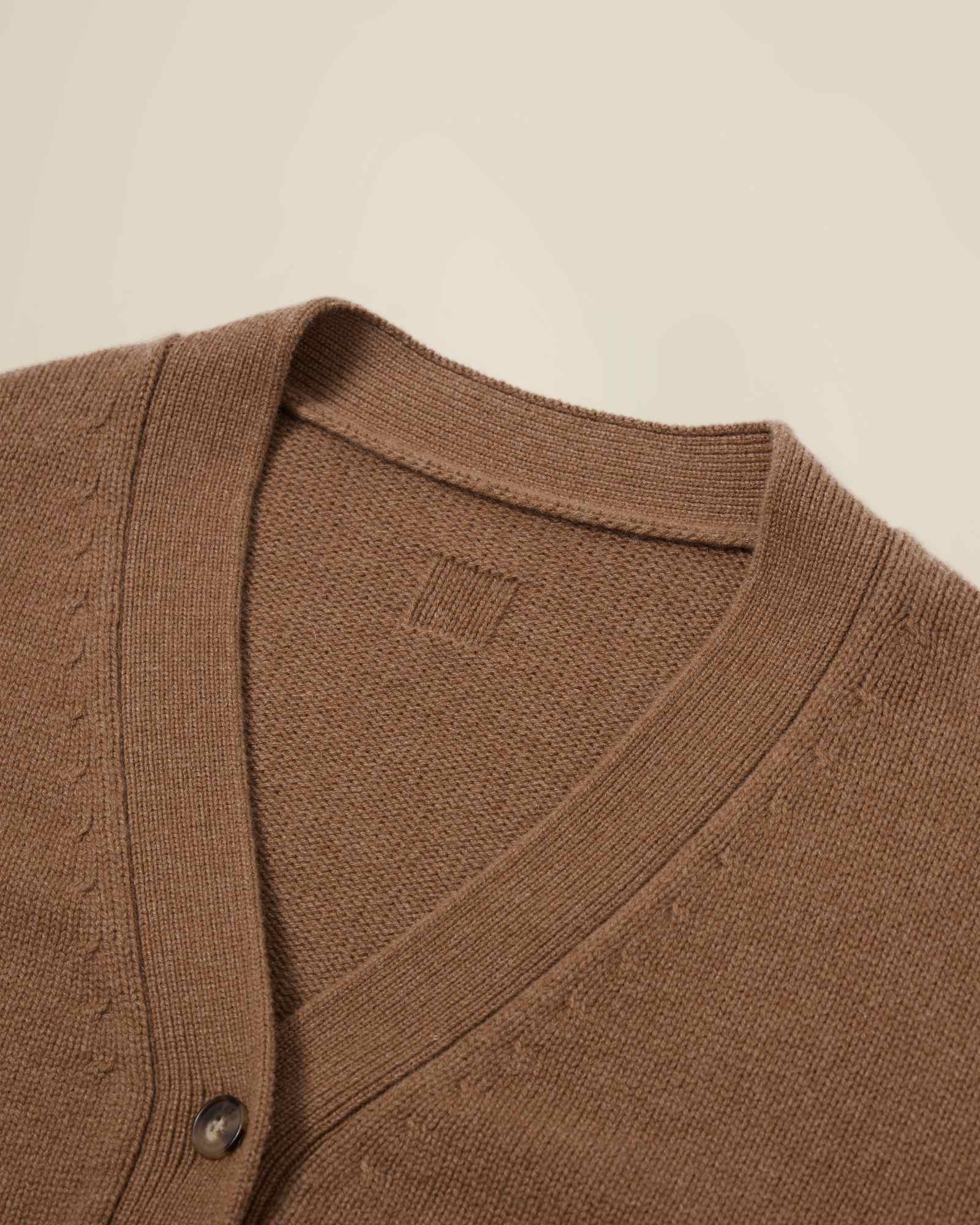 Timeless 100% Pure V-neck button cardigan