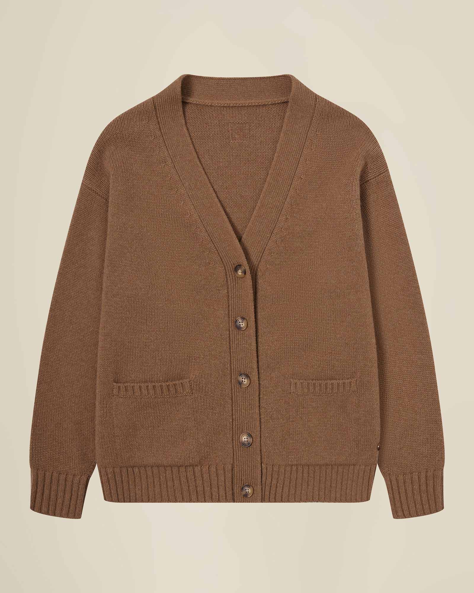 Timeless 100% Pure V-neck button cardigan