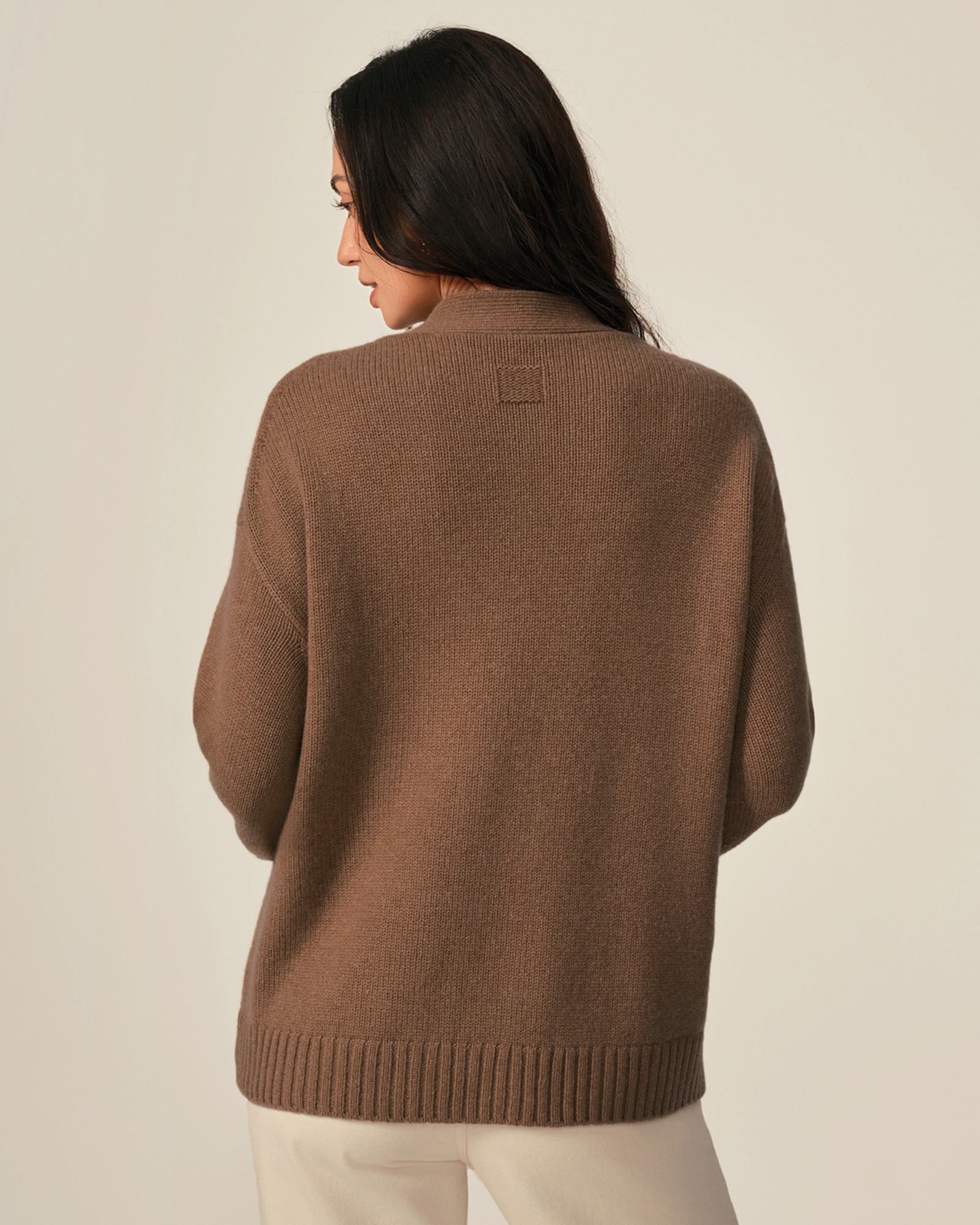 Timeless 100% Pure V-neck button cardigan