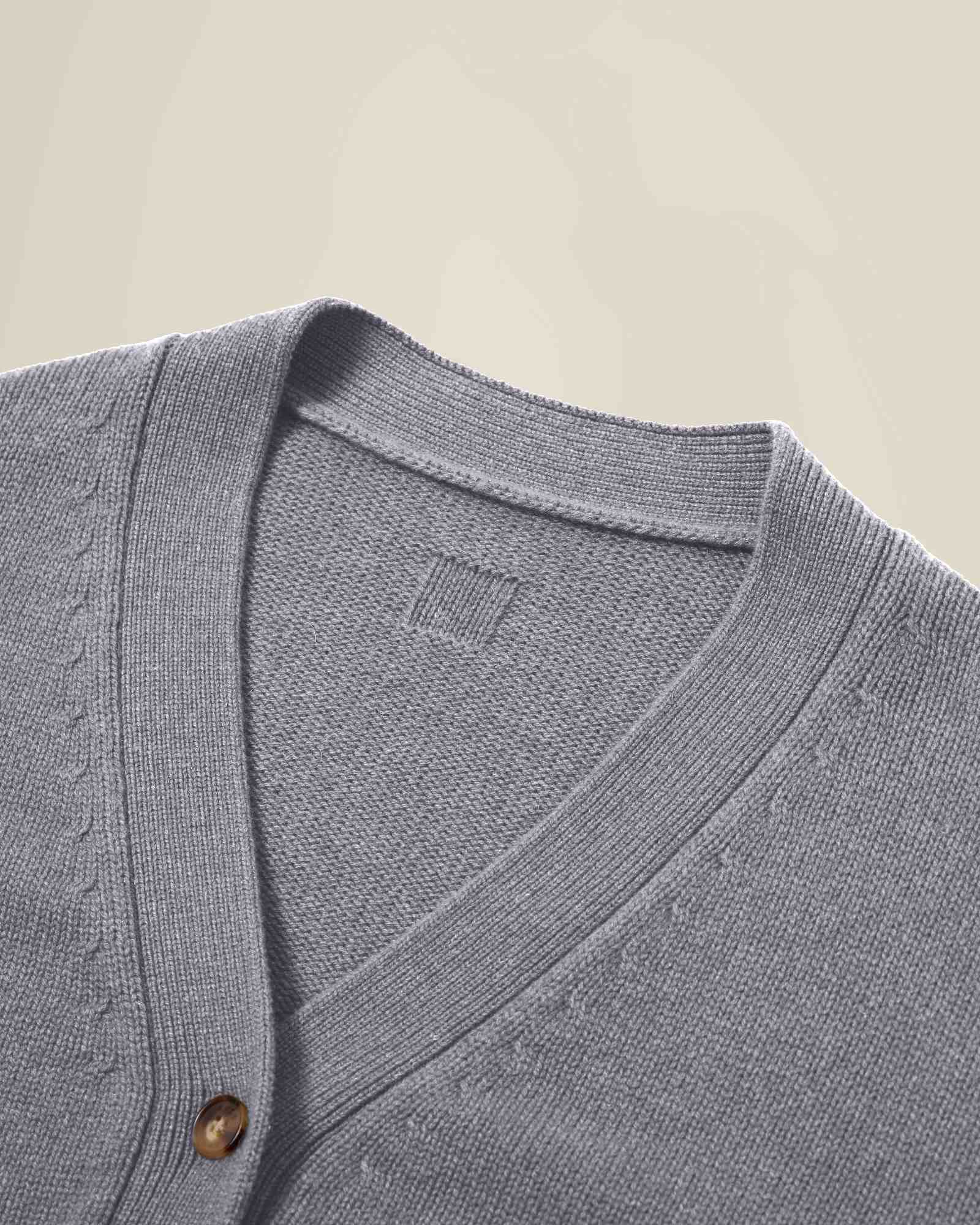 Timeless 100% Pure V-neck button cardigan