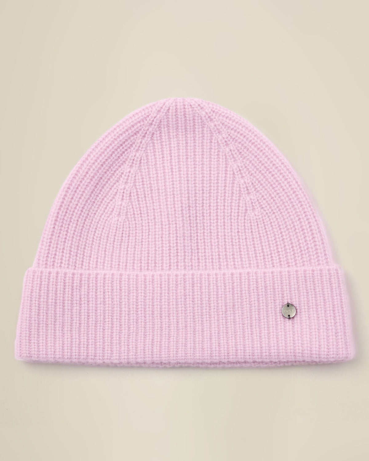 Ribbed Cashmere Beanie Hat for Women