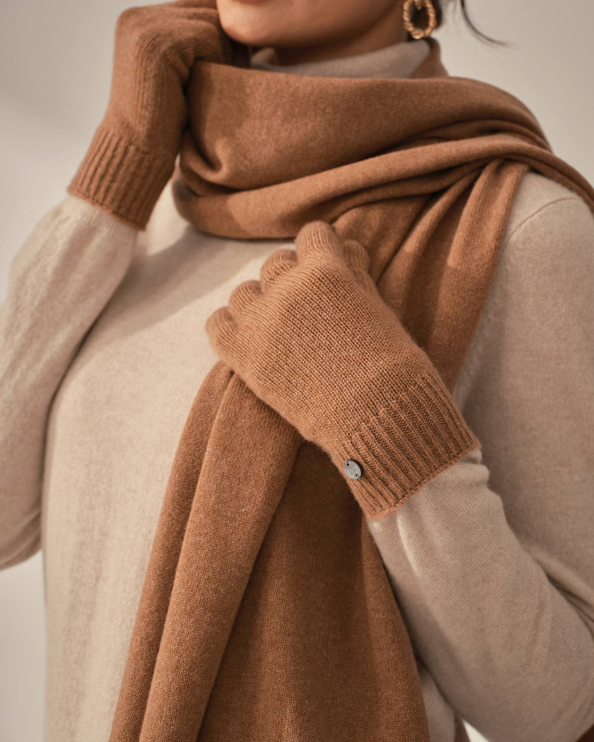 100% Pure Cashmere Gloves For Women