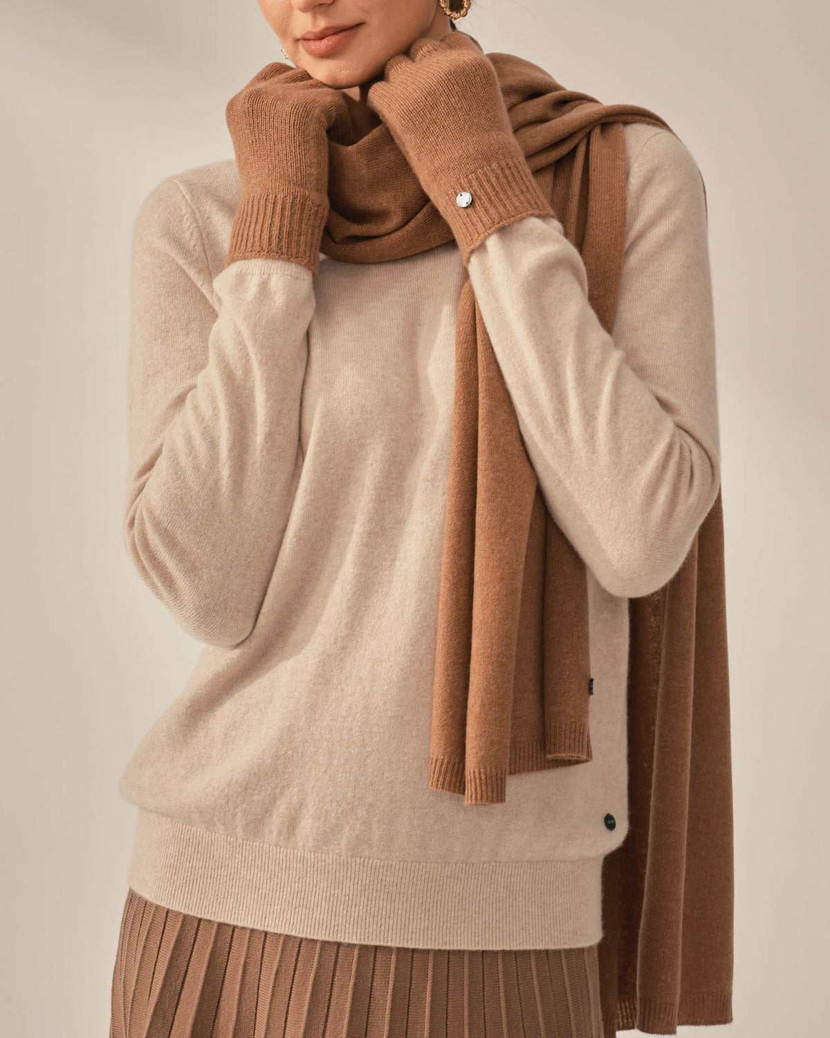 100% Pure Cashmere Gloves For Women
