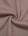 Soft Ribbed V-Neck Cashmere Sweater