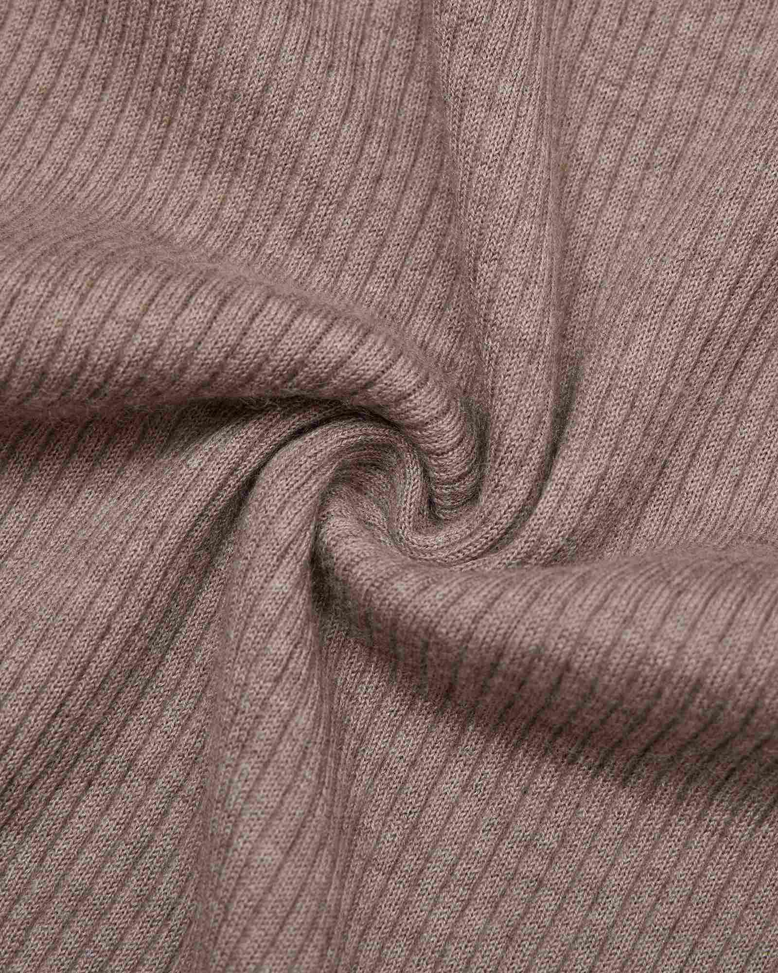 Soft Ribbed V-Neck Cashmere Sweater