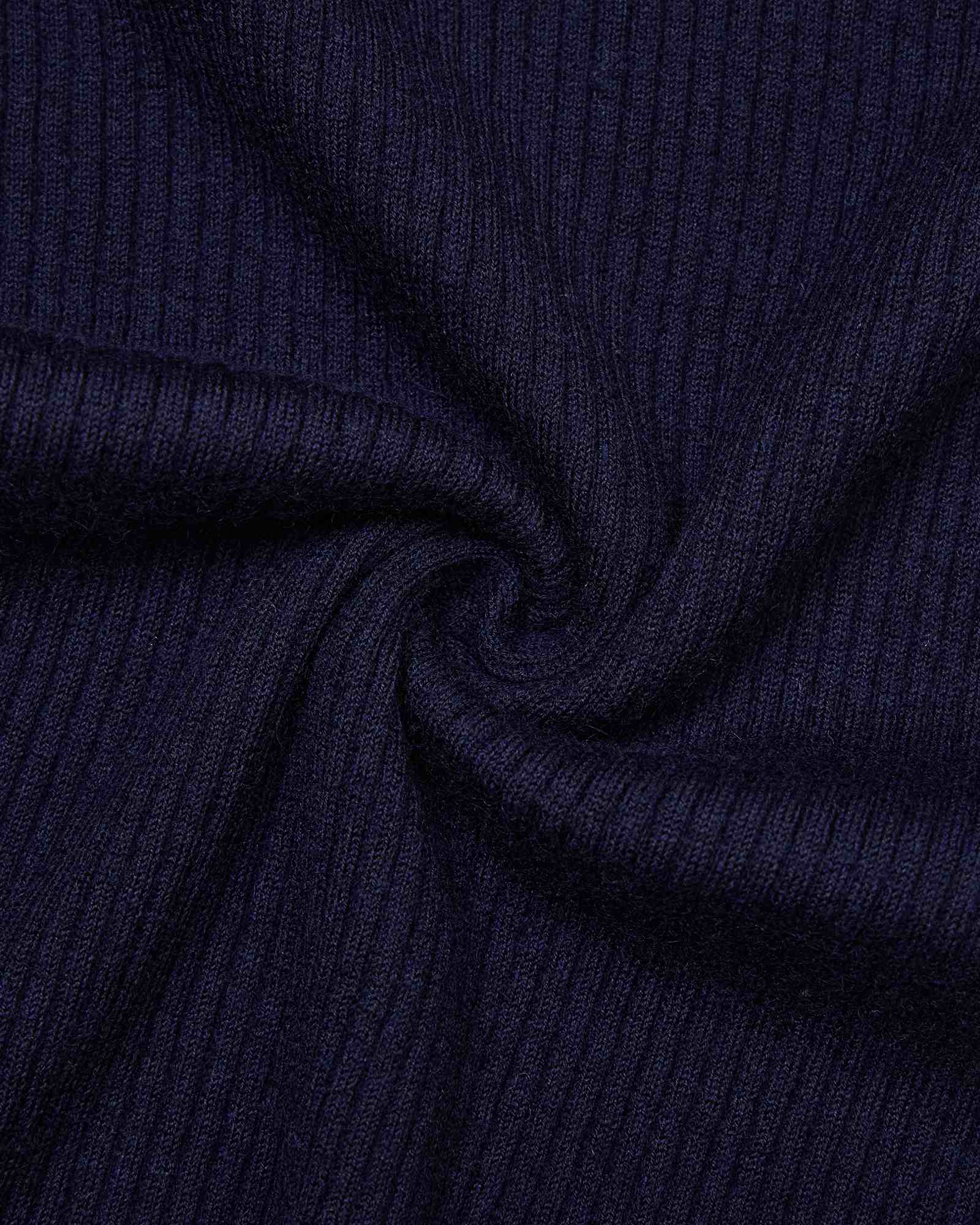 Soft Ribbed V-Neck Cashmere Sweater