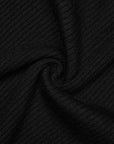 Soft Ribbed V-Neck Cashmere Sweater